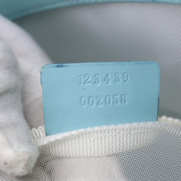 Gucci Blue Canvas Tote Bag (Pre-Owned) - Picture 6 of 12